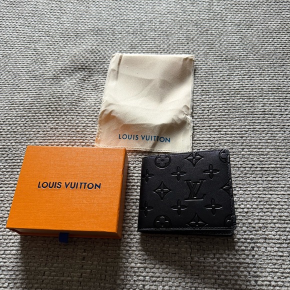 Louis Vuitton Other - Louis Vuitton Monogram Black Leather Wallet